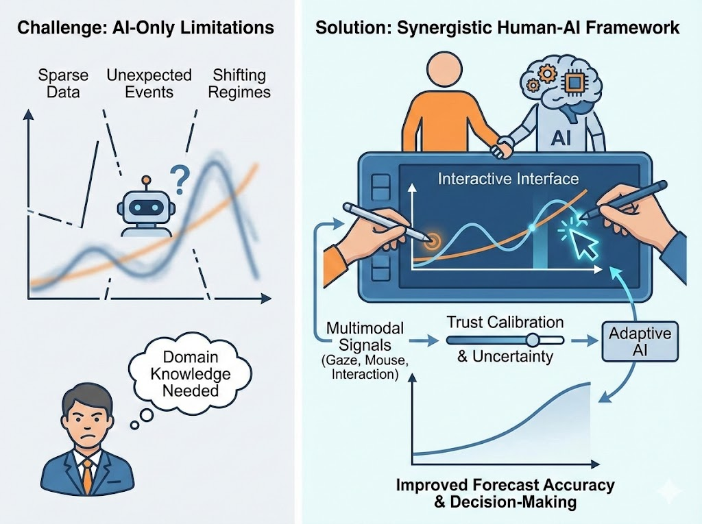 Human-AI Collaboration in Forecasting Systems